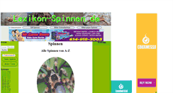 Desktop Screenshot of lexikon-spinnen.de